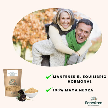 Maca Negra En Polvo Bio - 500g | Superalimento Ecológico Vegano Para Batidos, Smoothies Y Zumos, Sin Azúcares Añadidos_3