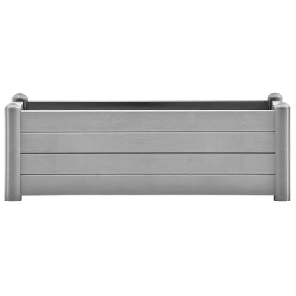 Arriate De Jardín Pp Gris Piedra 100x43x35 Cm_2