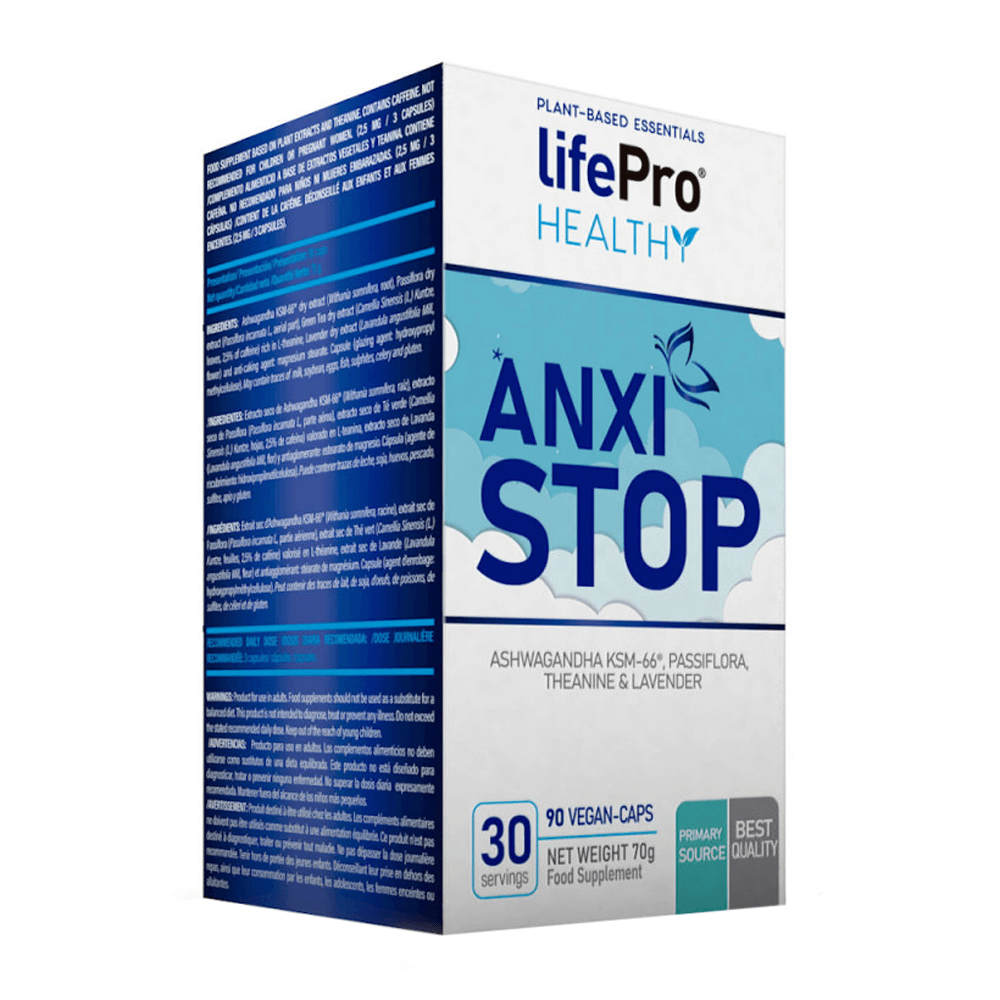 Anxistop - 90 Cápsulas Veganas - Inhibidores De Apetito - Lifepro_0