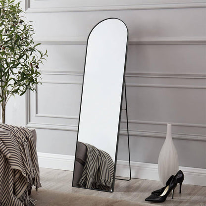 Well Home Espejo De Pie Con Forma De Arco Color Negro H.150cm_3