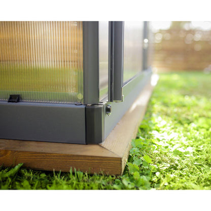 Estufa Mythos 306x185x208 cm cinzento 