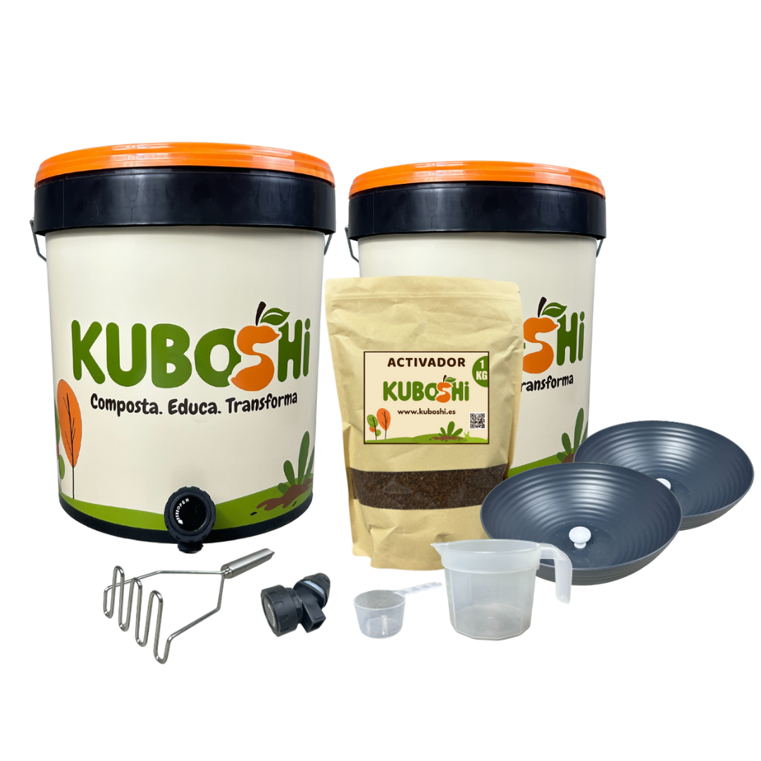 Kuboshi Esencial: Pack De Compostaje Bokashi_0