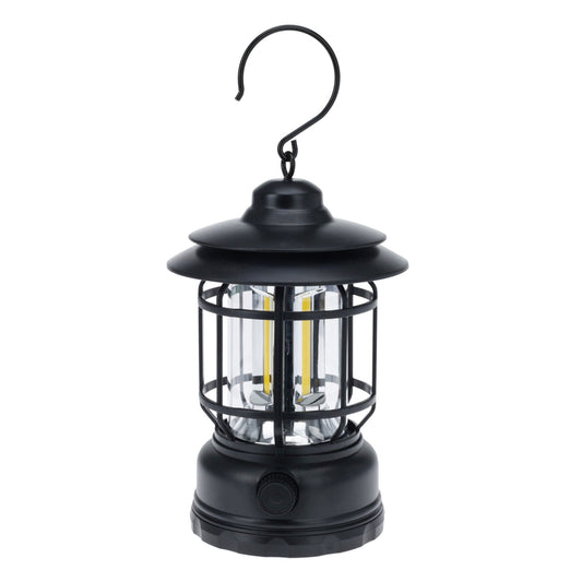 Well Home Luz De Camping Ø11,5x17,8cm Con 3 Bombillas Y Recargable Por Usb Color Negro_0