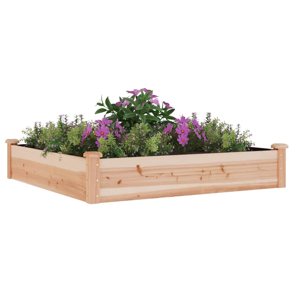 Jardinera Arriate Con Forro Madera Maciza Abeto 120x60x25 Cm_2