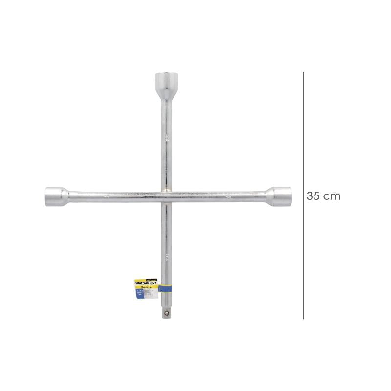 Llave Cruz Wolfpack 17x19x22x1/2 Coche