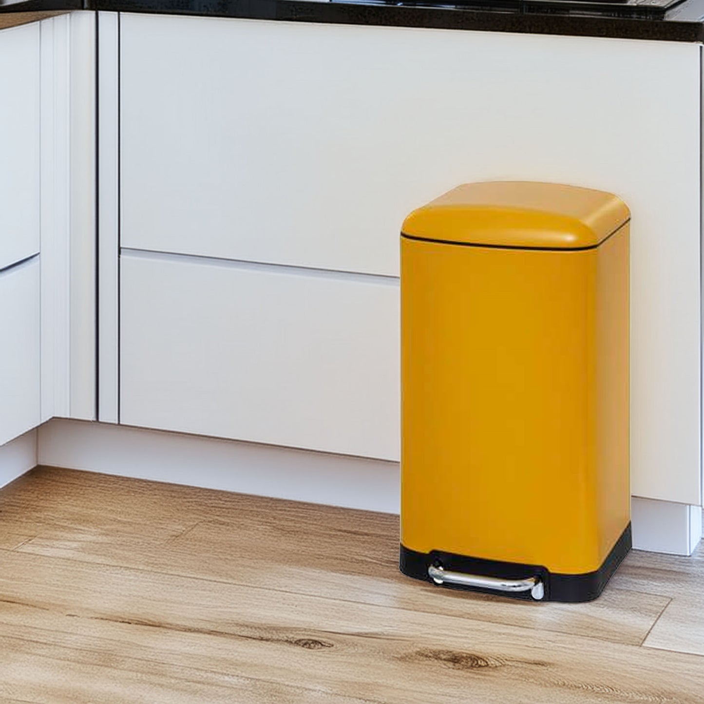 Wellhome Cubo Metal 30l Naranja Ariane Transparente_3