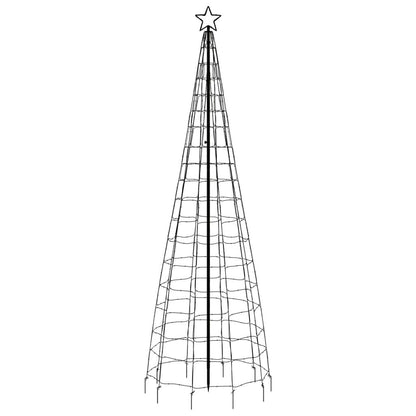 Vidaxl Árbol De Navidad Led Con Estacas 570 Leds Blanco Frío 300 Cm_4