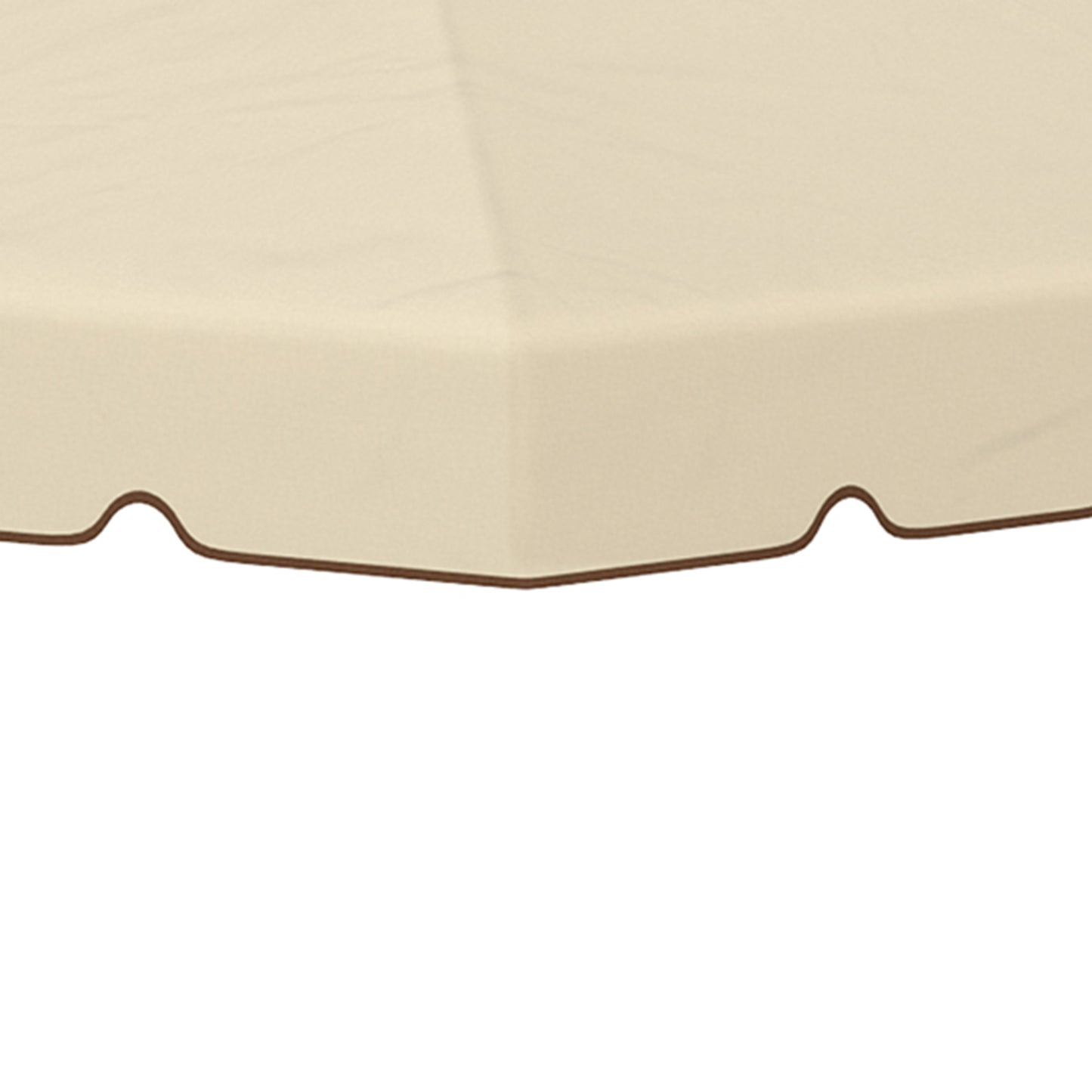 Outsunny Techo De Repuesto Para Cenador 3x3 M Con Doble Techo Beige_4