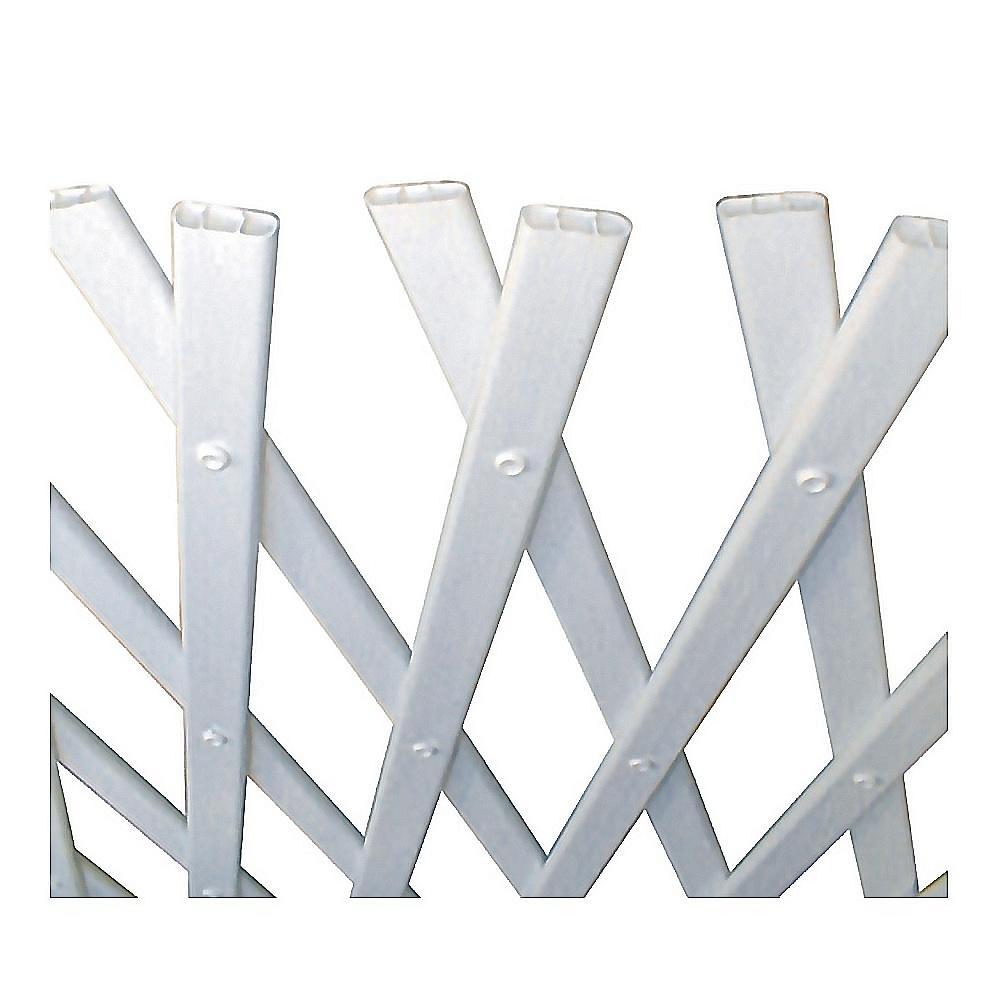 Trellis Plegable 1x2mt Blanco Pvc_2