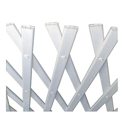 Trellis Plegable 1x2mt Blanco Pvc_2