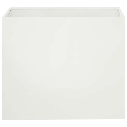 Macetero De Jardín 2 Uds. Blanco 50 X 40 X 50 Cm_3