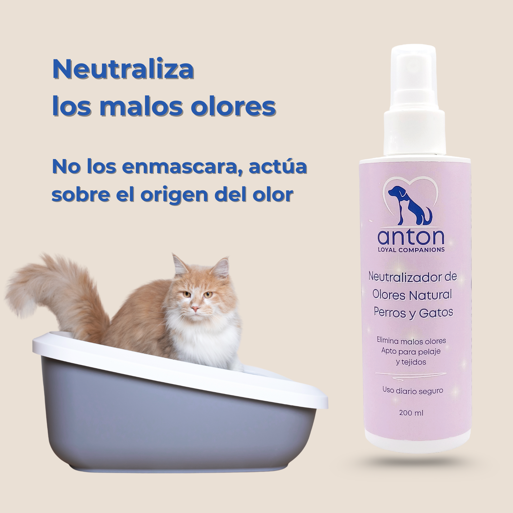 Spray natural neutralizador de olores para perros y gatos – Pack 3 x 200 ml_1