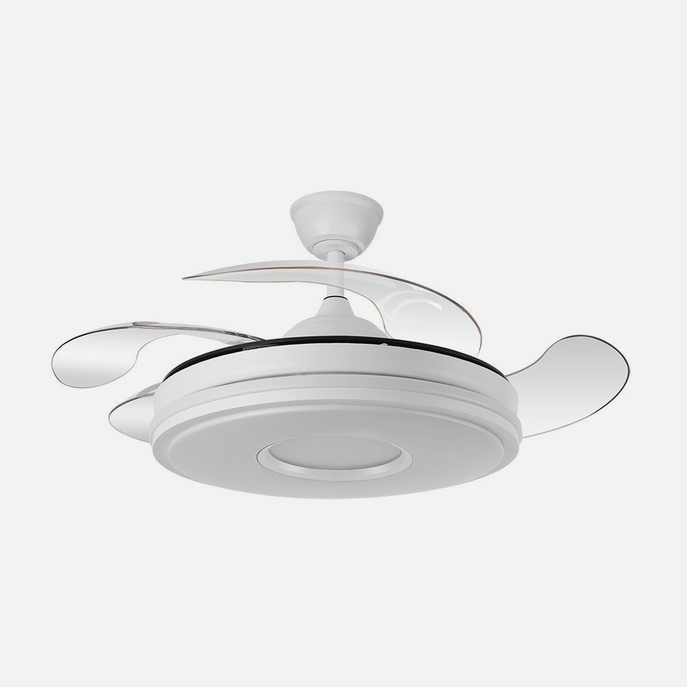 Ventilador Dc Dani 72w 7200lm Blanco 3aspas 6velocidades 108d 3000-4000-6000k Remoto+memoria+temporizador 24_2