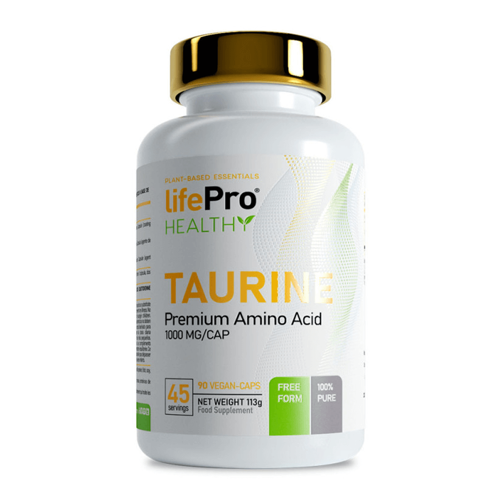 Taurina 1000mg - 90 Cápsulas Veganas - Taurina - Lifepro_0