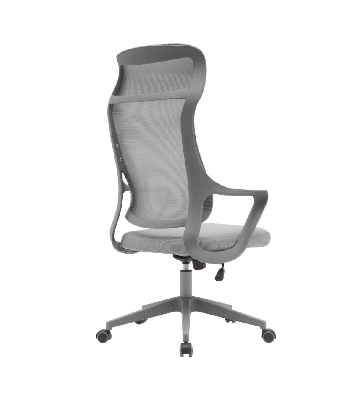 Silla Despacho Giratoria Elevable Con Reposacabezas Acabado Gris, 67m(ancho) 117/127cm(alt_3