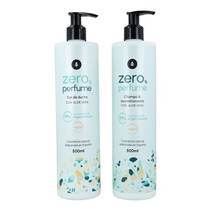 Pacote de cosméticos sem fragrância Planeta Huerto: Gel, Champô e Condicionador