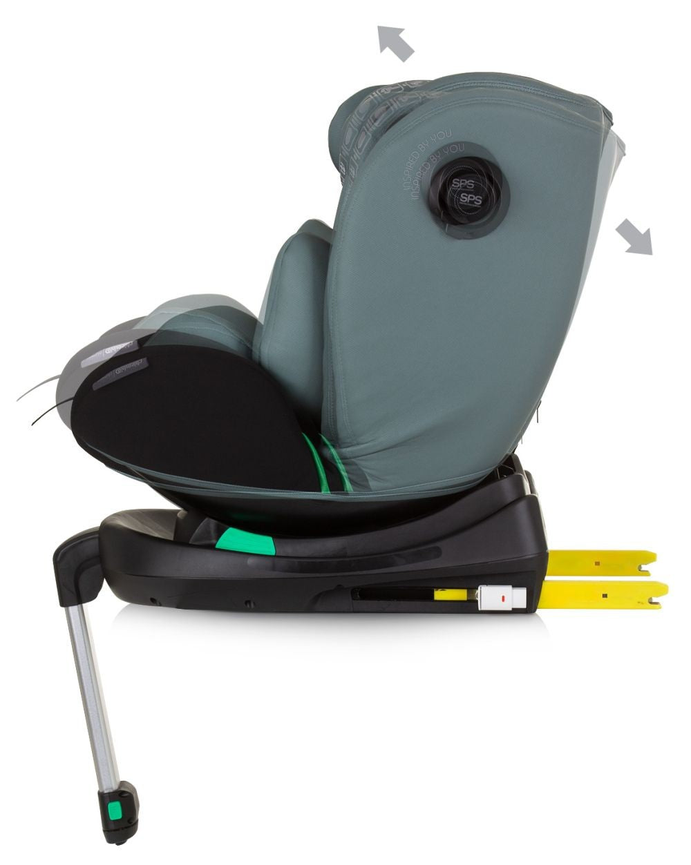 Silla De Coche Olympus 360 I-size 40-150 Cm Pastel Green_3
