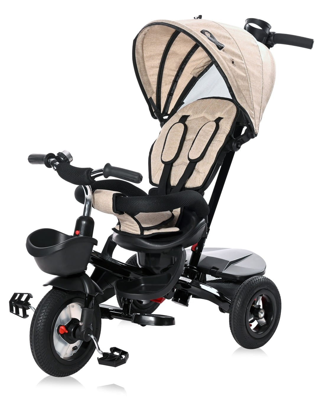 Triciclo Evolutivo Zippy Air Con Asiento Reversible Y Ruedas De Goma Pearl_0
