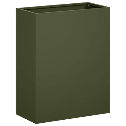 Macetero De Jardín 2 Uds. Verde Oliva 40 X 20 X 40 Cm_2