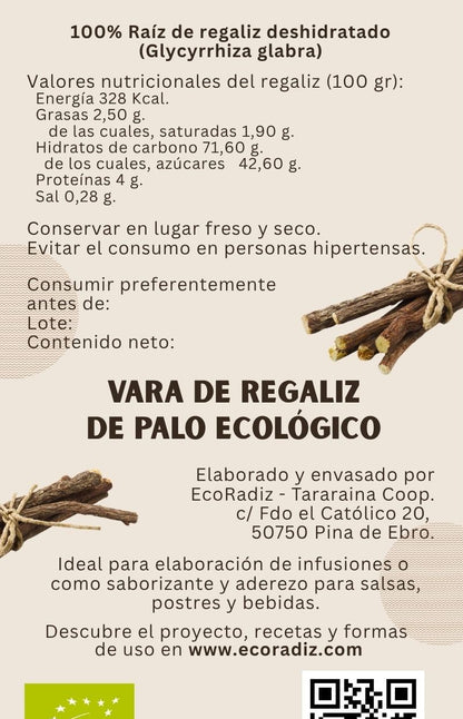 Vara De Regaliz De Palo Ecológico 12 Ud_1