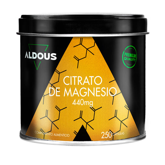 Citrato de Magnésio Aldous 250 cápsulas