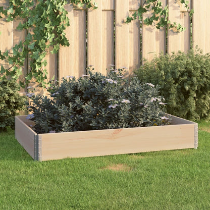 Arriate De Madera Maciza De Pino 80x120 Cm_1