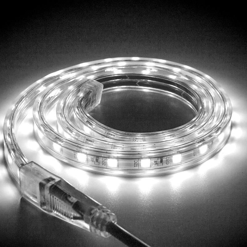 Kit Tira Led 220v Smd5050 Epistar, 60led/m 1 Metro, Blanco Cálido_3