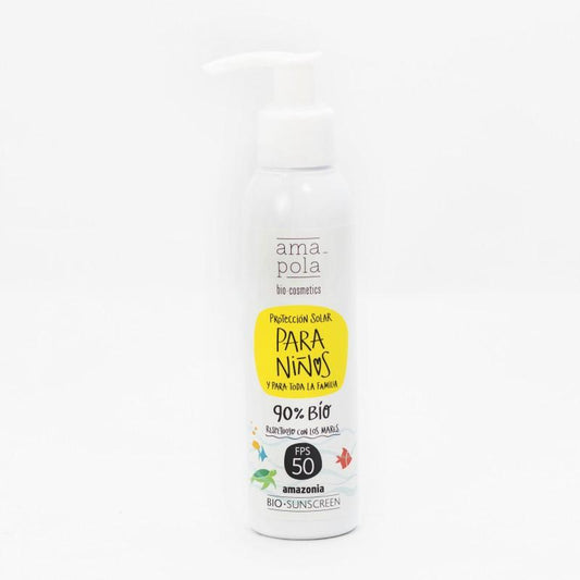Protetor Solar Infantil Amazonia Amapola FPS 50 125 ml