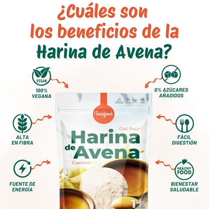 Harina De Avena Sabor Natillas 1kg Torafood_2