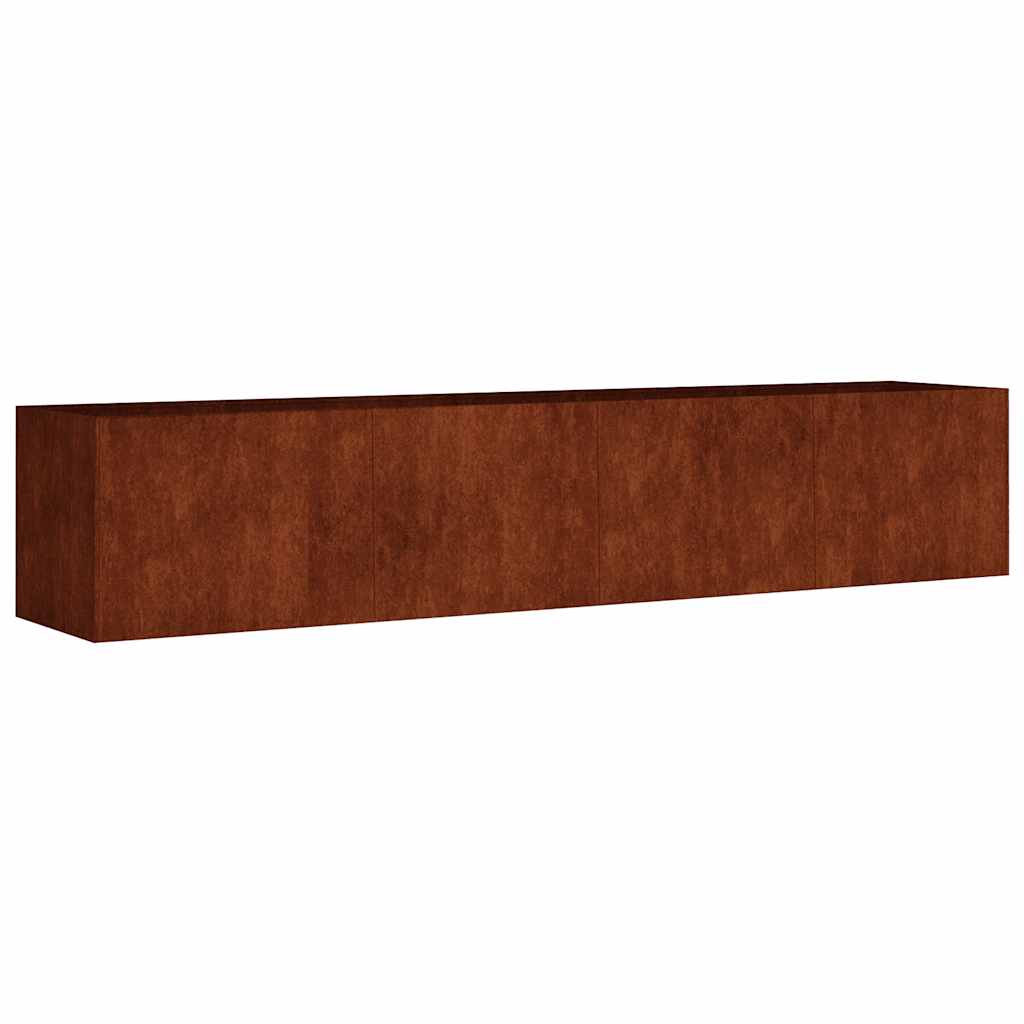 Jardinera Acero Corten 200x40x40 Cm_0