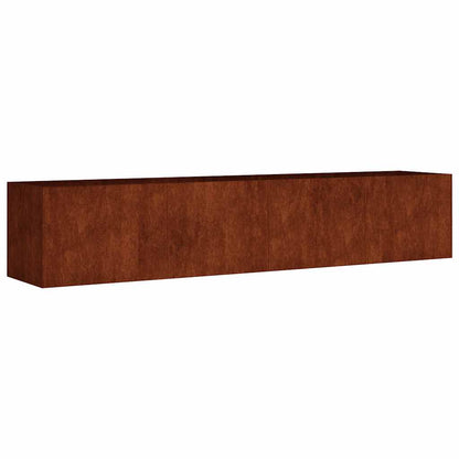 Jardinera Acero Corten 200x40x40 Cm_0