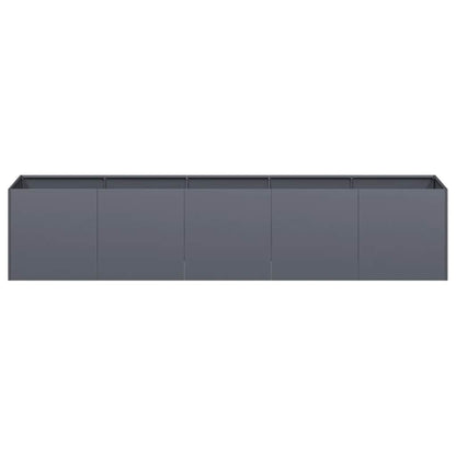 Jardinera Antracita 200x40x40 Cm Acero Laminado En Frío_3