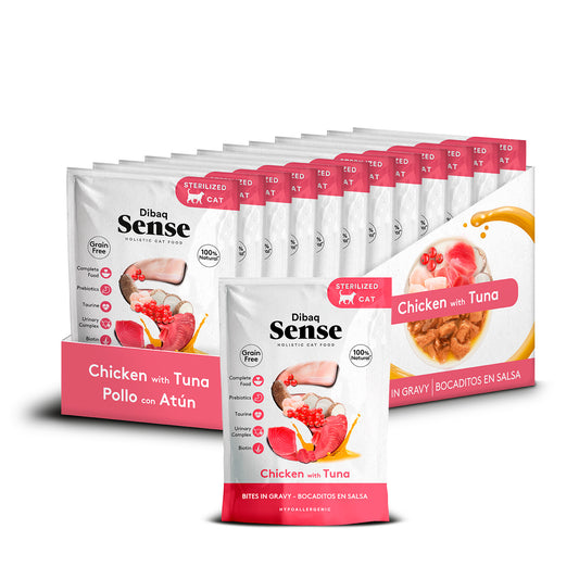 Dibaq Sense Bites Pollo Con Atún, 12 Unidades X 100gr_0
