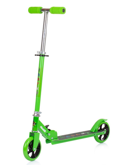 Patinete Infantil Sharky Hasta 100 Kg Plegable Green_0