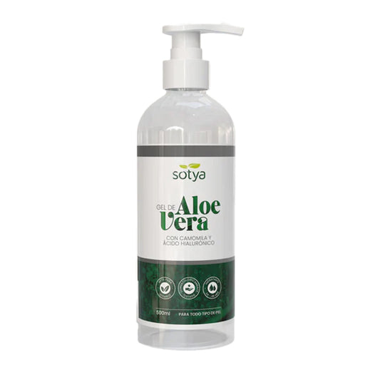 Sotya Gel Orgânico de Aloé Vera com camomila e ácido hialurónico 500 ml