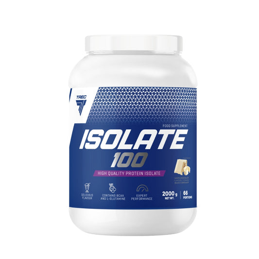 Proteína Isolate 100 2kg Sabor Chocolate Blanco Trec Nutrition_0