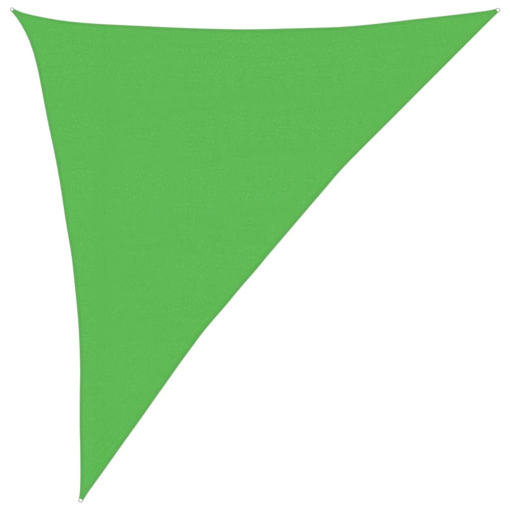 Vidaxl Toldo De Vela Hdpe Verde Claro 160 G/m² 3x4x5 M_0