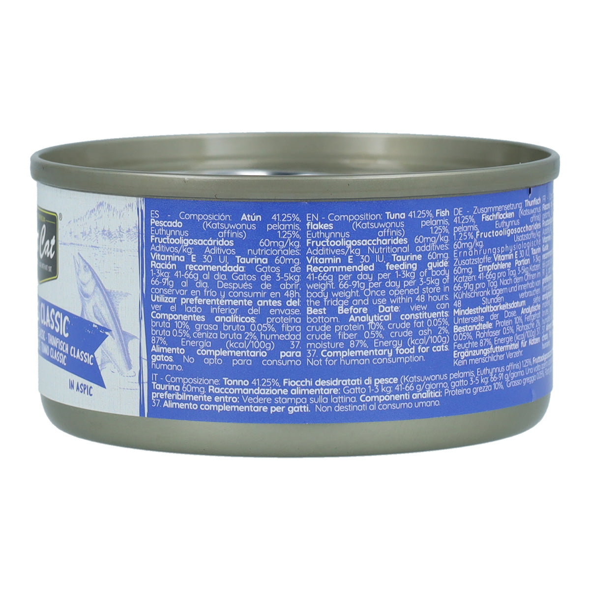 Kit Cat Can Toppers - Tuna &amp; Katsobushi 80g Ração húmida para gatos em gelatina