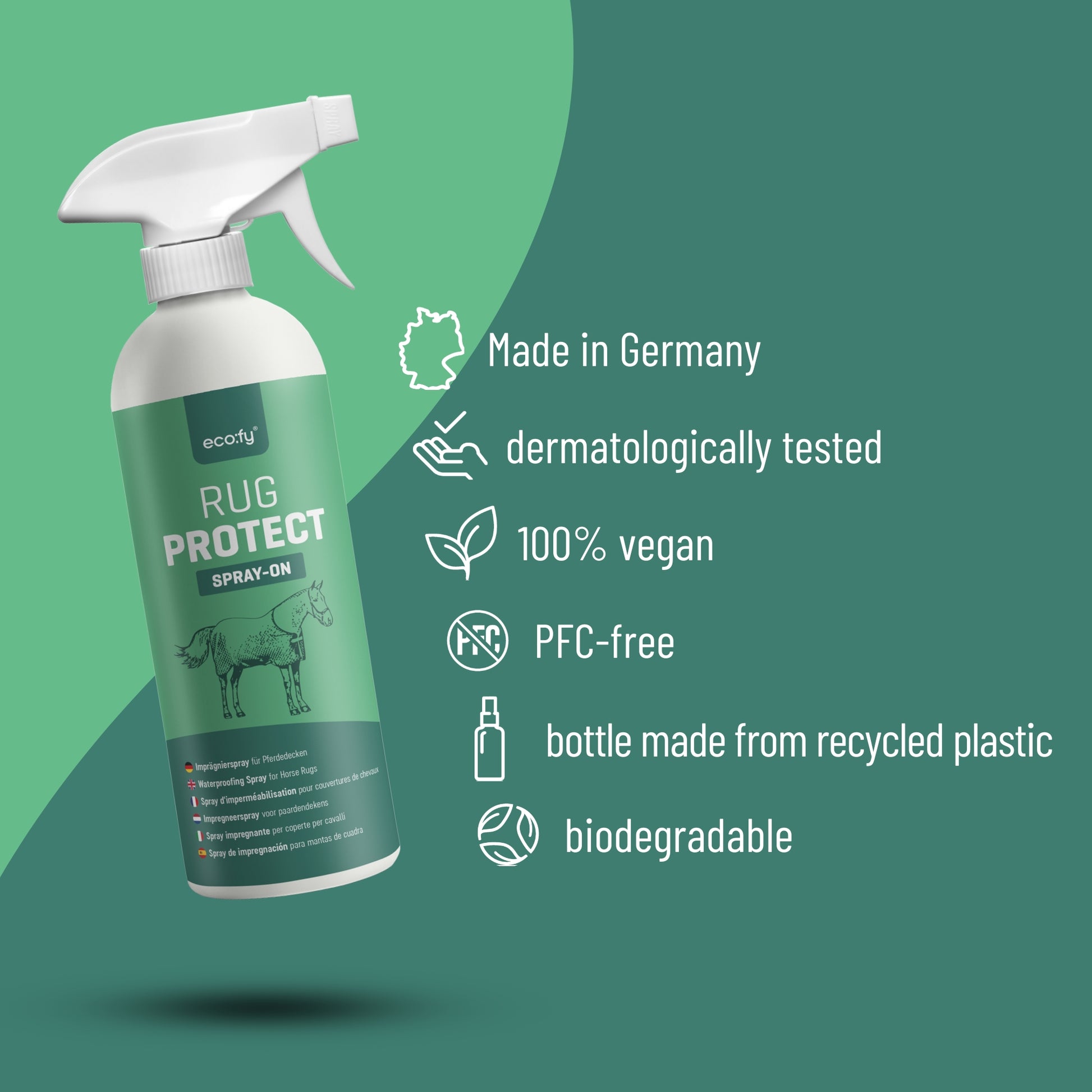 Spray De Impregnación Para Mantas De Cuadra - Eco:fy - 2,5 L_5