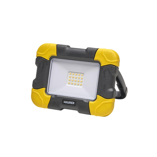 Foco Led Plano Recargable  10 Watt. 800 Lumenes Luz Blanca 4000ºk Protección Ip44. Portatil Proyector Led Obras_0