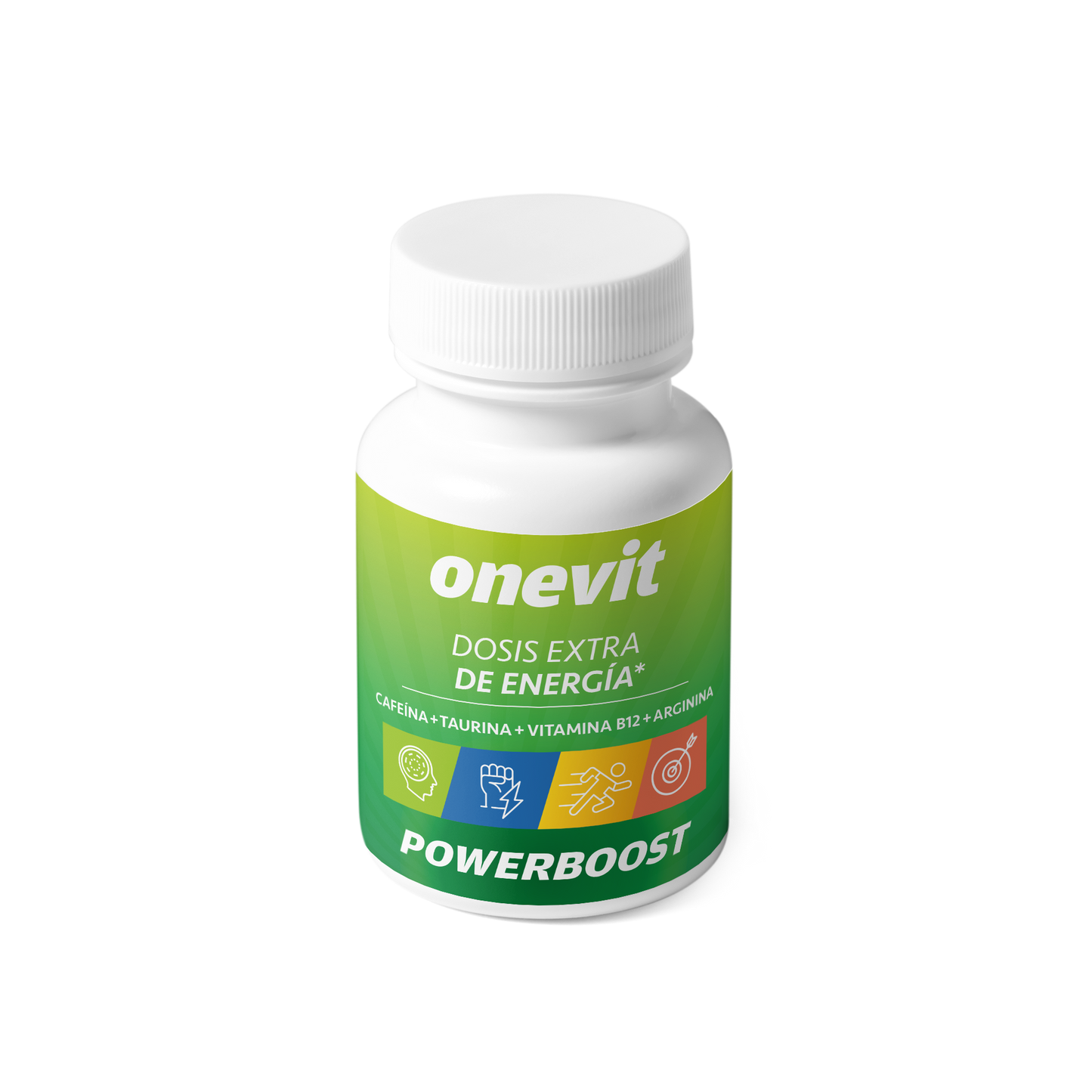 Onevit Energy Powerboost Cafeína, Taurina e Vitamina B12 45 cápsulas.