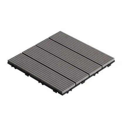 Embalagem de 11 peças compostas Durafloor 30x30 Dioco Grey, 1m2