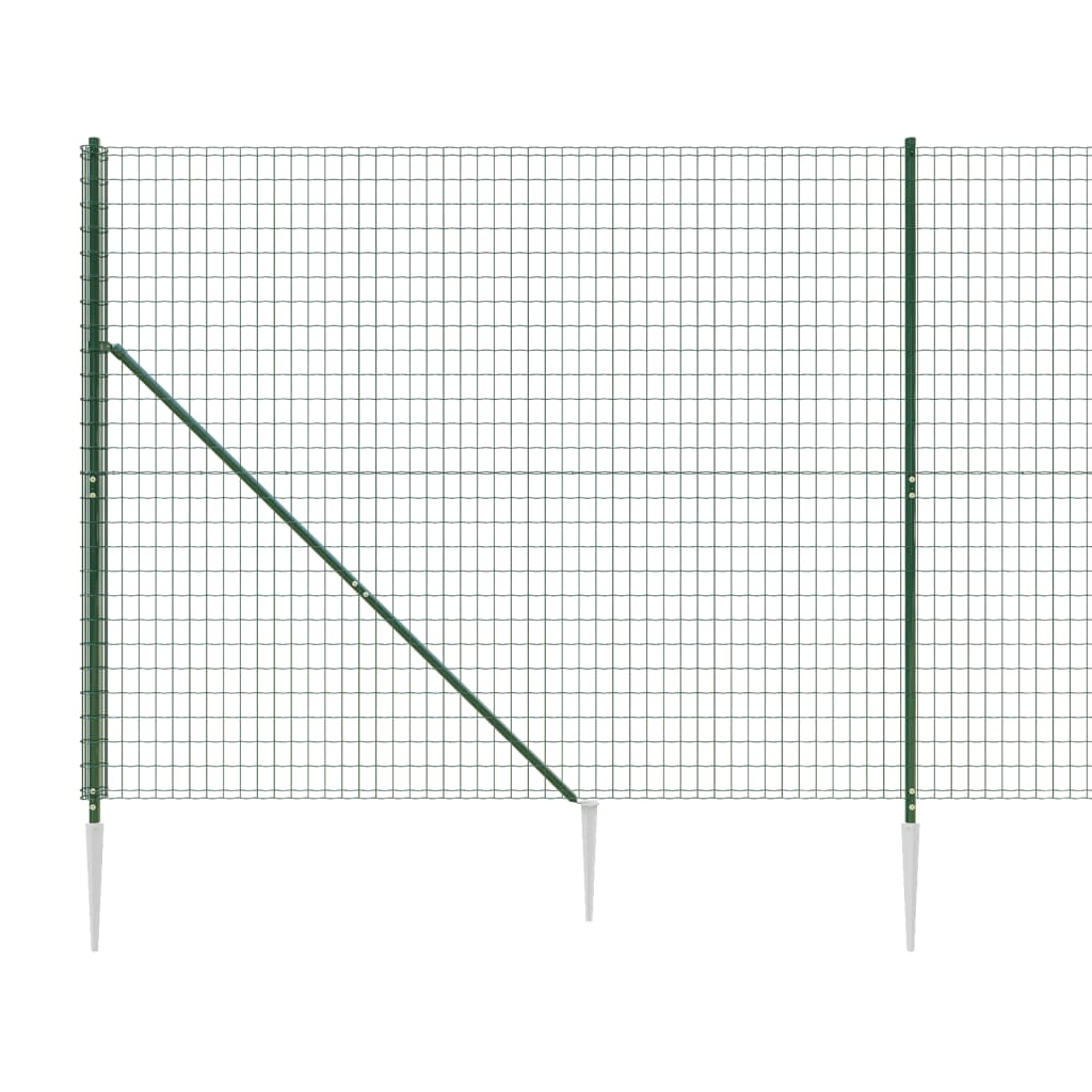 Cerca De Alambre Con Pinchos De Anclaje Verde 1,8x10 M / Vetonek_2