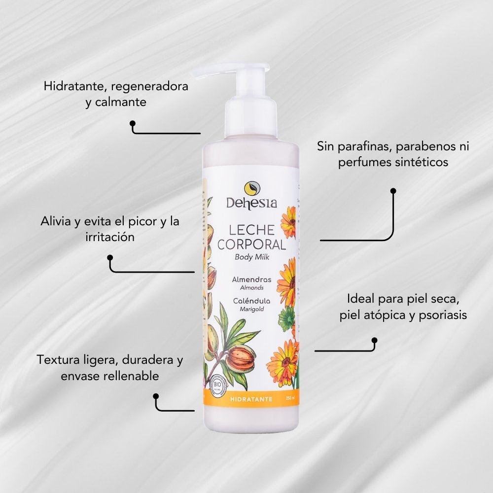 Leche Corporal Hidratante Bio | Piel Seca, Sensible, Picores_1
