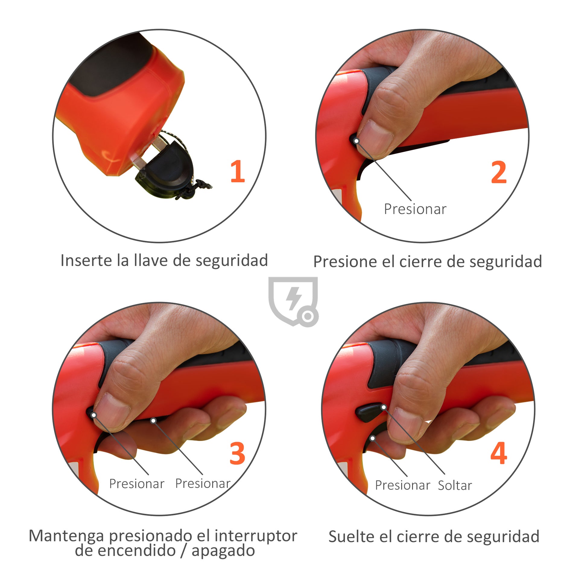 Outsunny Tijeras Cortacésped Arreglasetos 3.6v 2 Cuchillas Ancho Corte 12cm/8cm_5