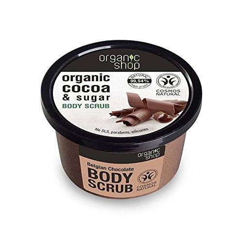 Esfoliante Corporal de Chocolate Belga Organic Shop 250 ml