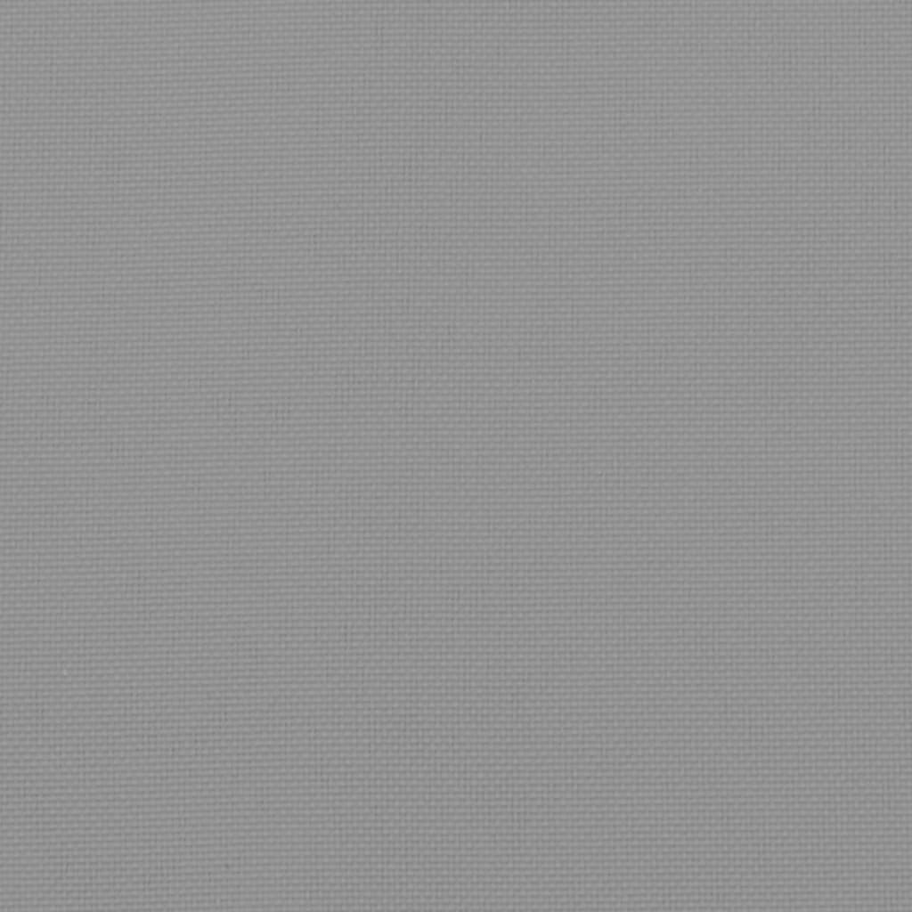 Vidaxl Cojín Para Banco De Jardín Tela Gris 110x50x7 Cm_5