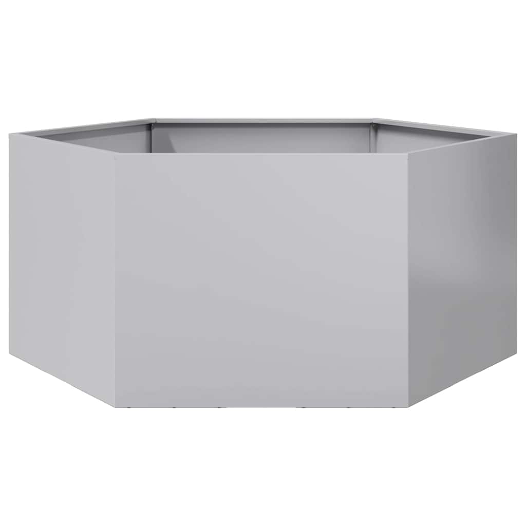 Jardinera Hexagonal Acero Galvanizado 104x90x45 Cm_1