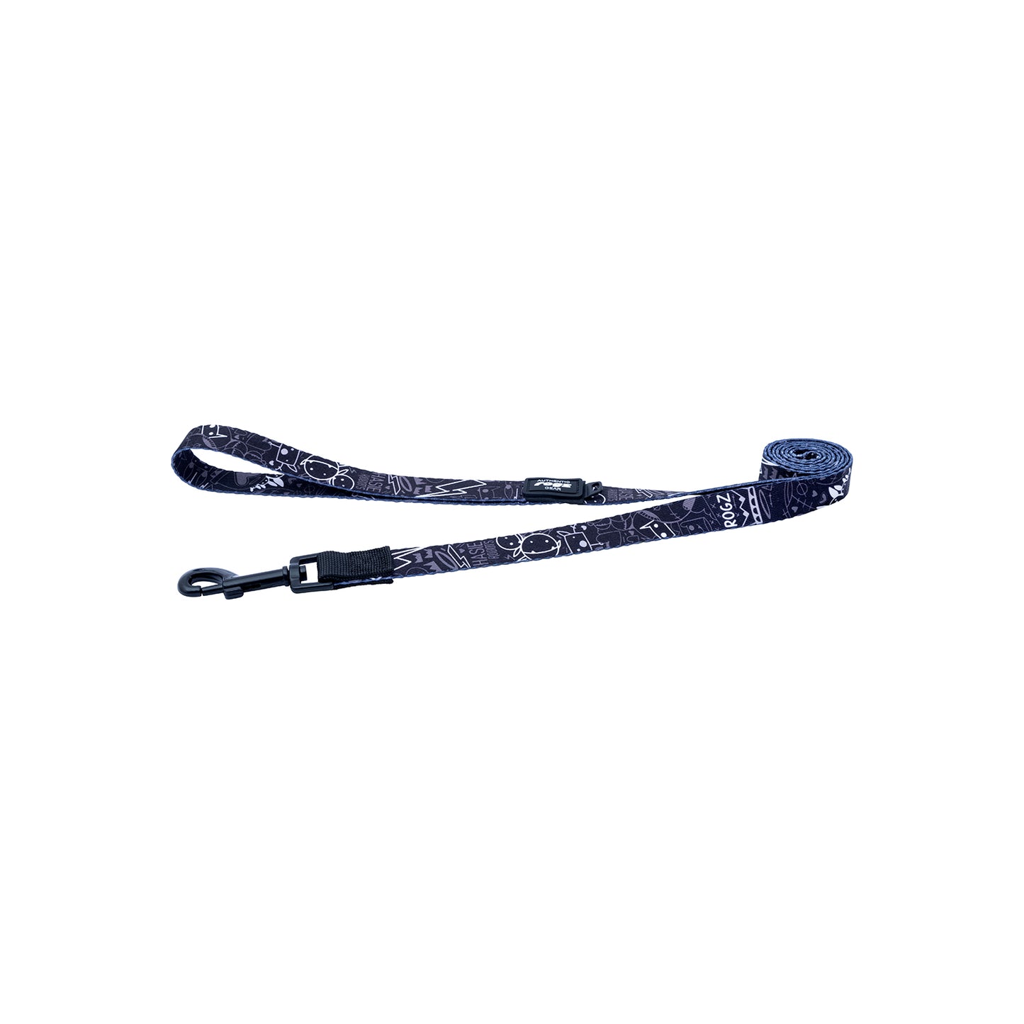 Correa Para Perro, Modelo Fusion De Rogz, Estampado Graffiti Negro. Talla Xl (39-64kg)_2