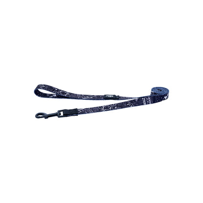 Correa Para Perro, Modelo Fusion De Rogz, Estampado Graffiti Negro. Talla Xl (39-64kg)_2